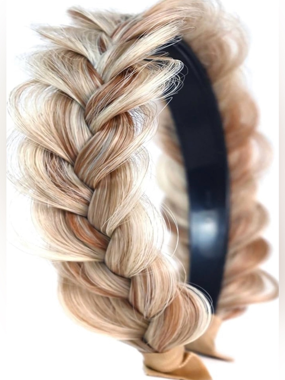 Braided Headband WithTooth Wide Braid Messy Hair Hoop WomenFashion Hair Accessor